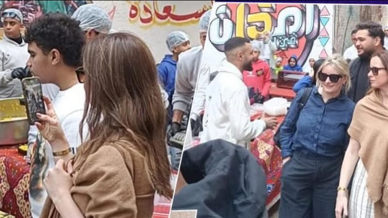 أجانب في حفل إفطار