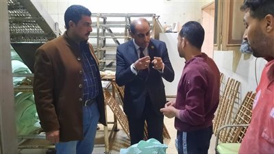 وكيل تموين القليوبية يتفقد مخابز بنها وفرع الجملة ومنافذ «جمعيتي 