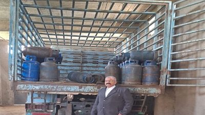 ضبط 865 أسطوانة بوتاجاز قبل بيعها في السوق السوداء بالمحلة الكبرى