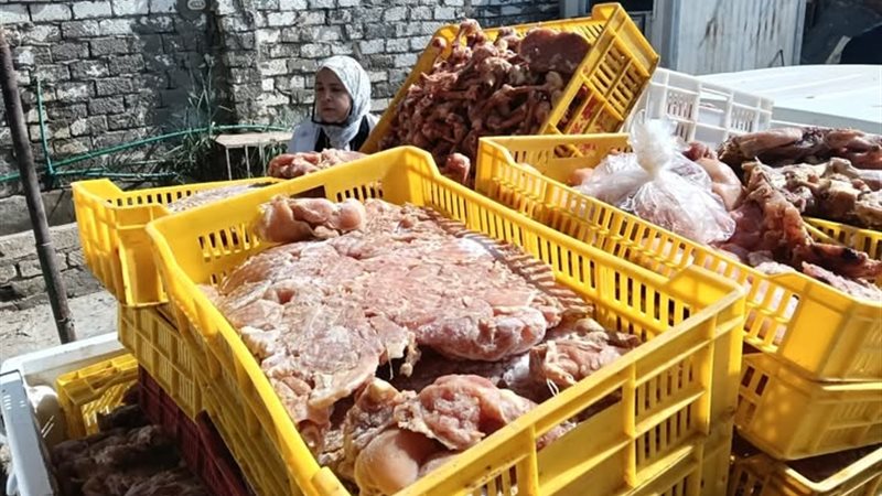لحوم ودواجن فاسدة