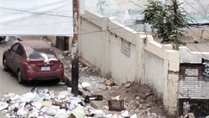 جانب من القمامة 