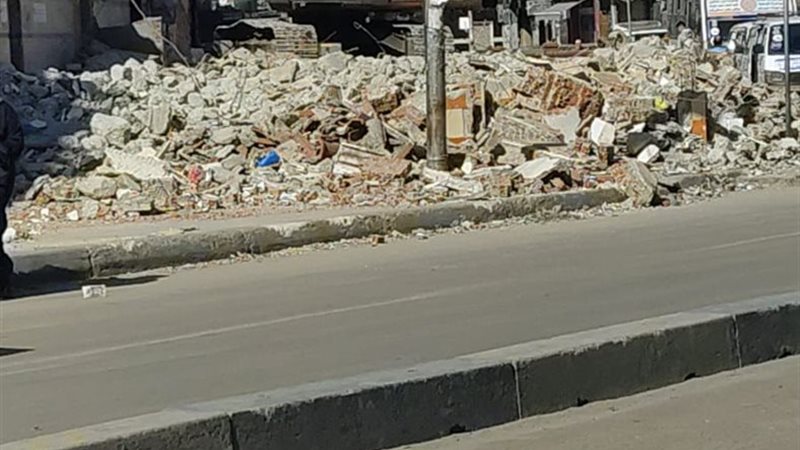 هدم محطه الترام 