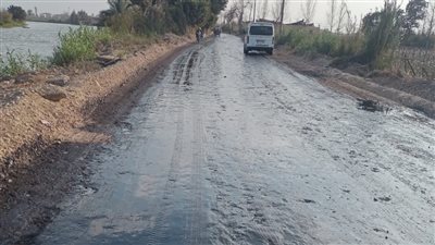 محافظ الغربية يتابع رصف المرحلة الثالثة من طريق السنطة – شنراق