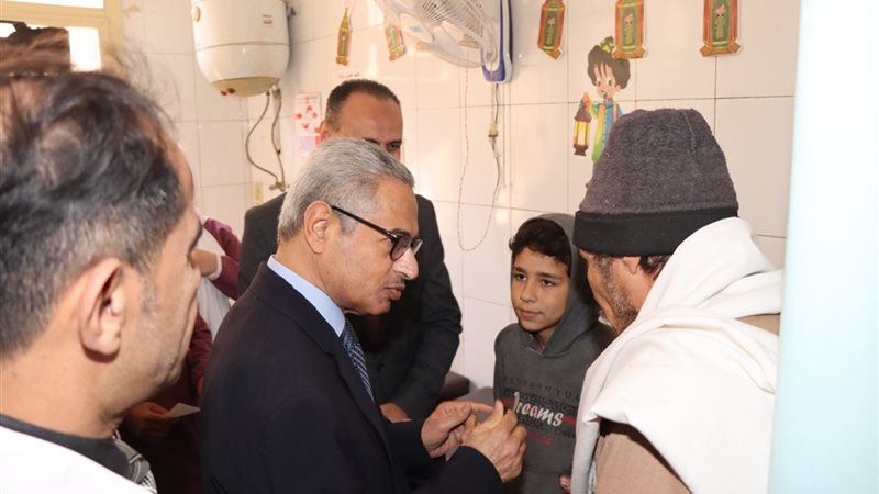 محافظ بنى سويف خلال