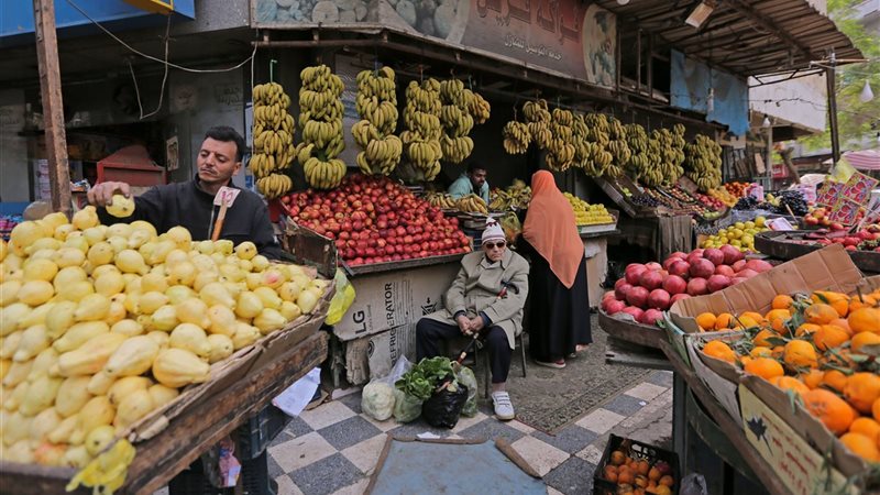 أحد الأسواق المصرية