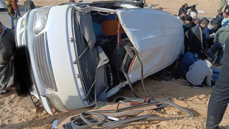 اثار الحادث 