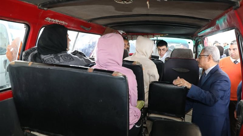 محافظ بنى سويف خلال