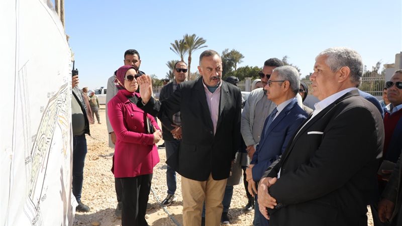 محافظ بنى سويف خلال