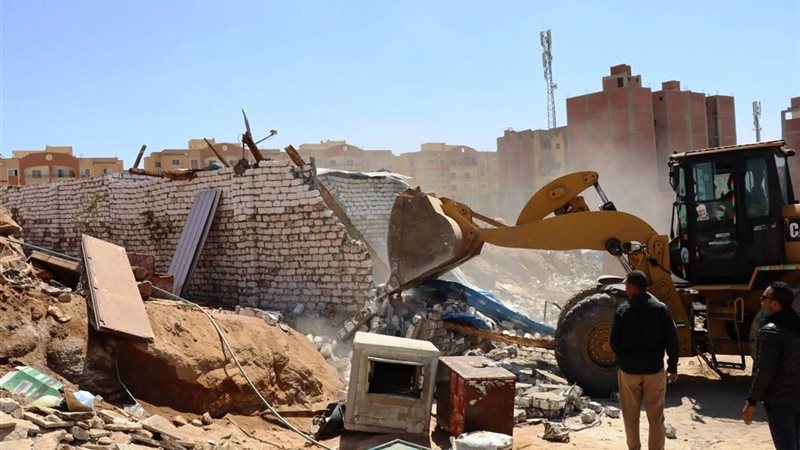 إزالة التعديات بمحافظة