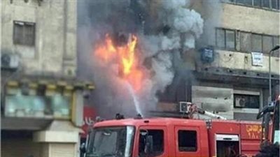 الحماية المدنية تتمكن من السيطرة على حريق داخل محل ملابس بالجيزة 