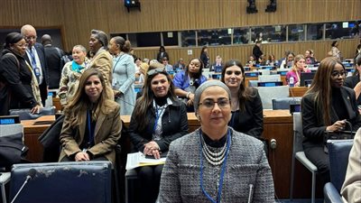 المستشارة أمل عمار رئيسة المجلس القومي للمرأة تشارك في ضمان وتعزيز سبل لجوء 