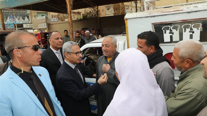 محافظ بنى سويف خلال