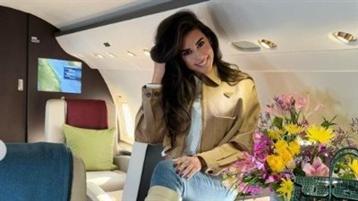 داخل طائرة خاصة.. ياسمين صبري تتألق في أحدث ظهور لها