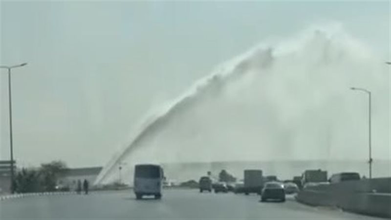  انفجار ماسورة مياه