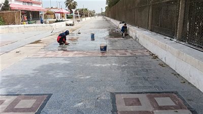 قرب الانتهاء من أعمال القطاع الثاني من كورنيش بورسعيد ضمن خطة التطوير  