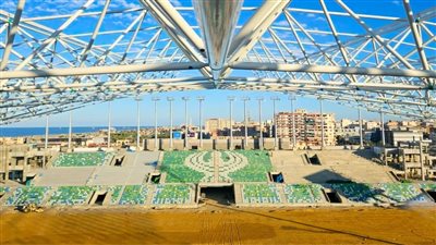 وزارة الشباب والرياضة تعلن بدء أعمال تركيب وزراعة النجيلة باستاد النادي المصري