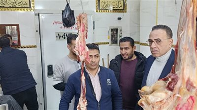 ضبط ربع طن لحوم فاسدة وأختام مزورة خلال حملة رقابية بالمنوفية