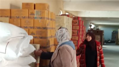 ضبط ٨  طن مواد غذائية مجهولة المصدر خلال حملة تفتيشية موسعة بالمنوفية