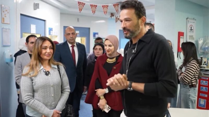 ليلى علوي في مستشفى