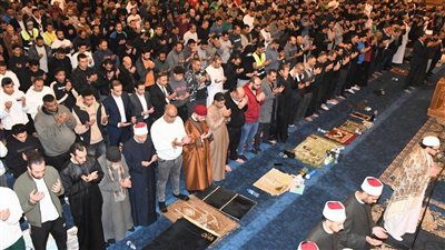 وزير الأوقاف يشهد صلاة التهجد في ليلة الـ27 من رمضان بـ العلي العظيم بألماظة