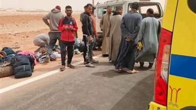 بسبب سوء الأحوال الجوية.. إصابة 5 أشخاص في انقلاب ميكروباص بصحرواى أسيوط