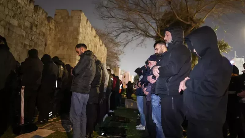 المصلين بالقدس المحتلة
