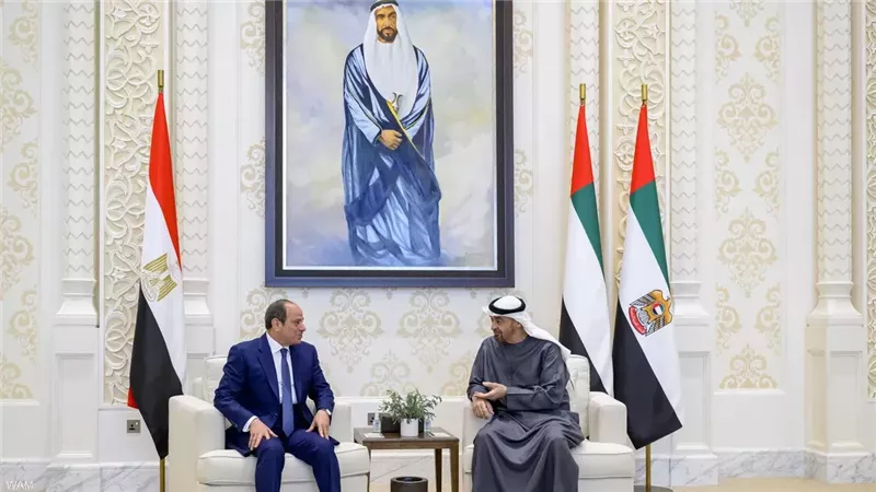 بن زايد والسيسي
