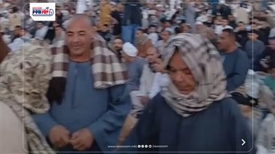 المئات يؤدون صلاة عيد الفطر المبارك بأرض المحلج بطامية في الفيوم