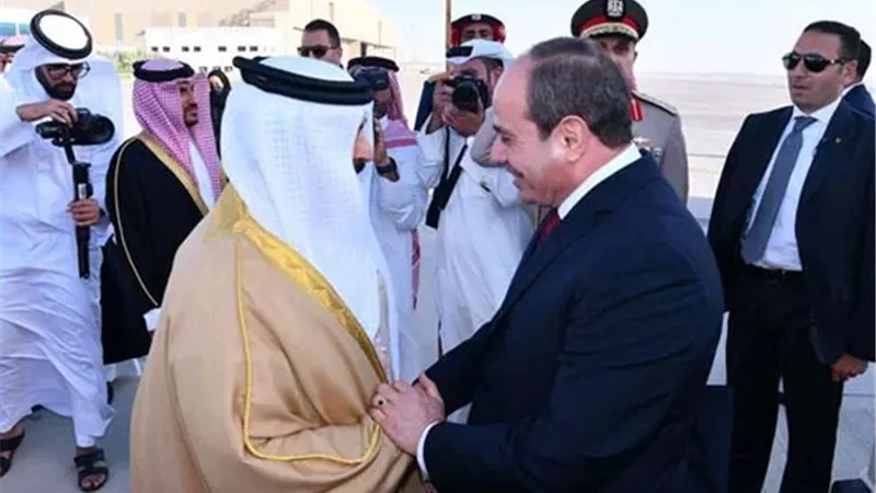 السيسي وملك البحرين