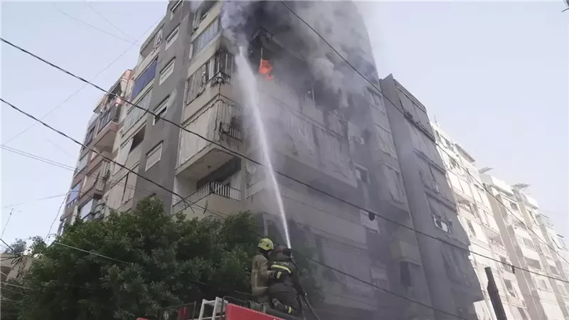 استهداف شقة سكنية