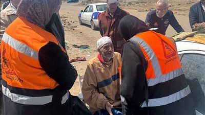 نقل حالة إنسانية لرعاية كبار بلا مأوى ضمن حياة كريمة ببورسعيد