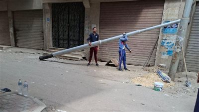 فى ساعات قليلة وفور ورود شكوى.. محافظ الشرقيه يوجّه بصيانة عاجلة لعمود إنارة