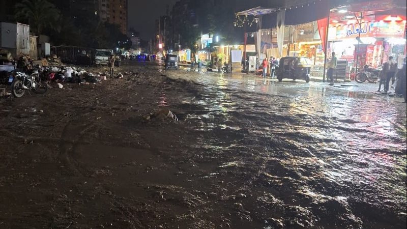 شارع ناهيا غارق في