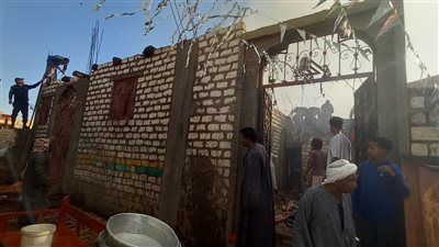 ارتفاع عدد مصابي حريق قرية بهجورة إلي سبعة أشخاص بقنا 