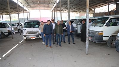 محافظ المنوفية يتفقد المركز التكنولوجي لمتابعة انتظام العمل بملف التصالح