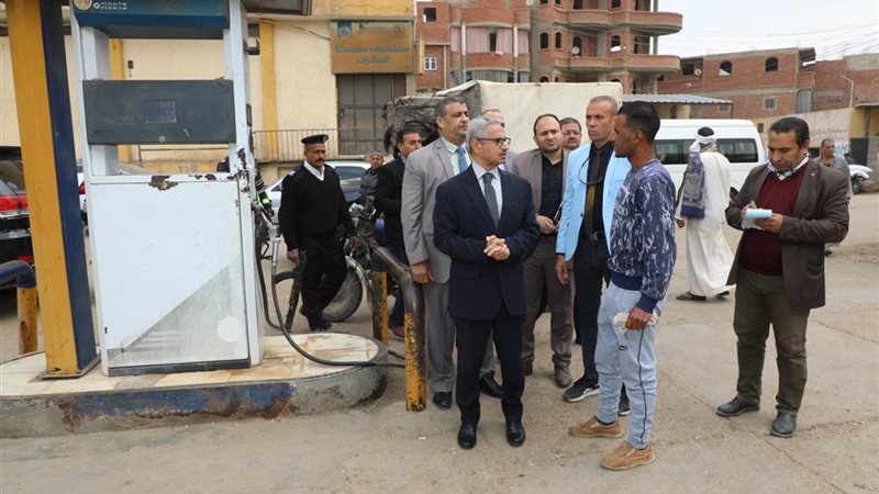 محافظ بنى سويف خلال