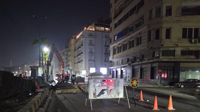 إنهاء أزمة «البورصة» بالجمرك.. الصرف الصحي بالإسكندرية تعيد كفاءة الشبكة