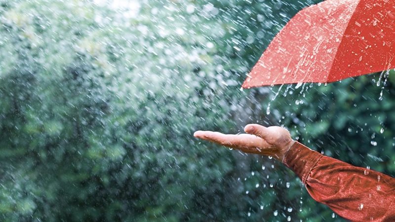 دعاء عند نزول المطر