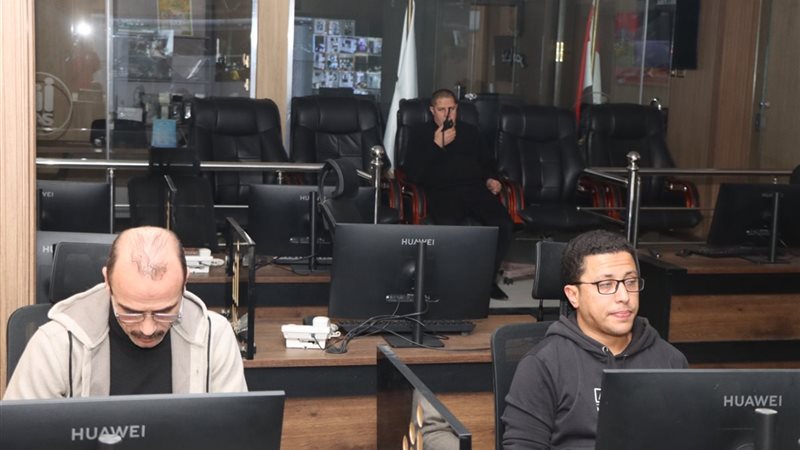 جانب من متابعة سكرتير