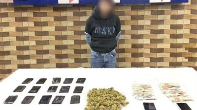 التحقيق مع المتهم في ترويج المخدرات على السوشيال ميديا بالغربية