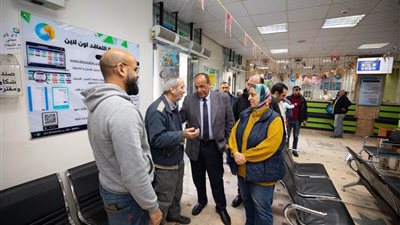 رئيس مياه الإسكندرية يتفقد مركز التدريب وخدمة عملاء الرمل لمتابعة انتظام العمل