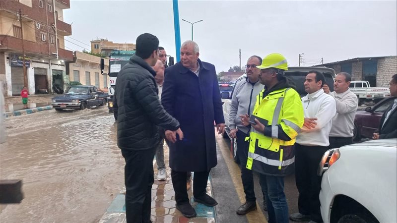 سحب المياه بمطروح
