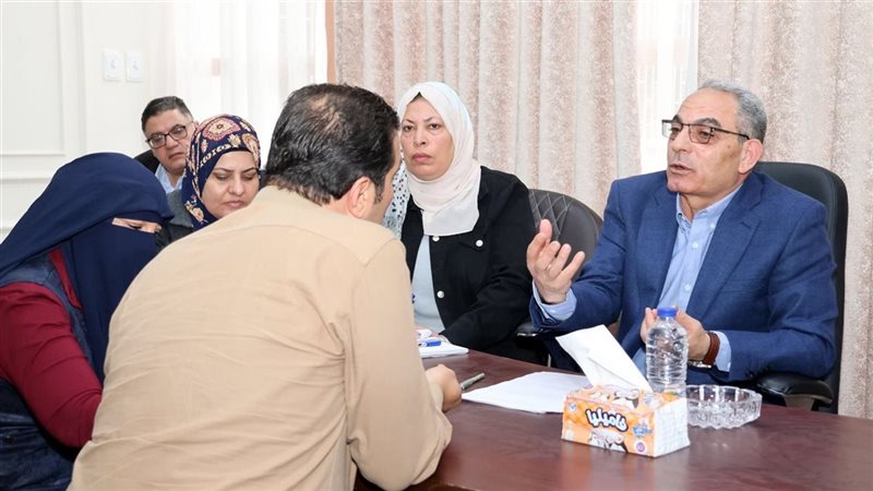 لقاء محافظ الإسماعيلية
