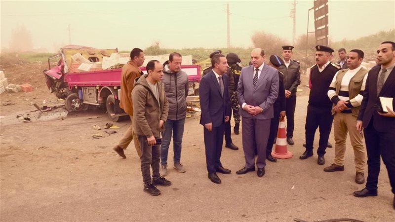 محافظ المنوفية بموقع