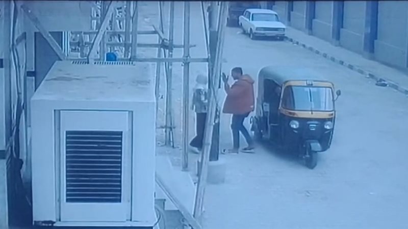 تعدي سائق التوك توك