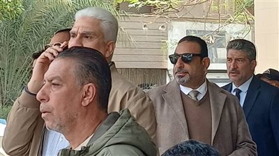 تشييع جنازة والدة النائب طارق سعيد حسانين رئيس مجلس إدارة نادي الترسانة|صور