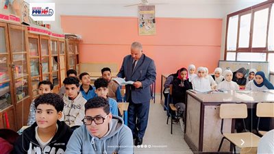 جولة مفاجئة ميدانية لمدير تعليم الفيوم بمدارس فيديمين بسنورس