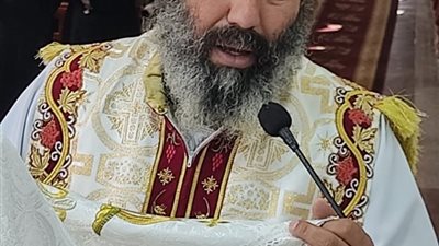 الأنبا بموا يترأس قداس أحد الشعانين بكنيسة الملاك ميخائيل بالسويس