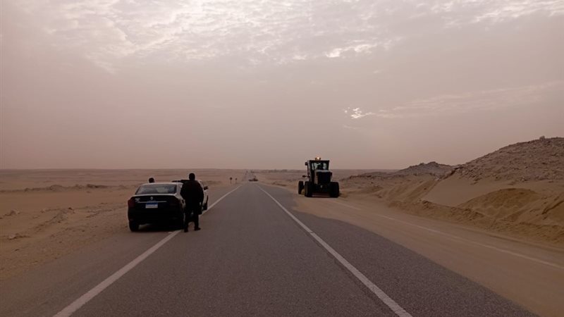إزالة الرمال المتراكمة
