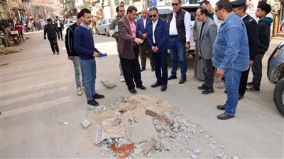 محافظ المنوفية يتفقد تطوير ورفع كفاءة كوبري الباجور العلوي